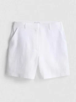 Klassische „The Edit“ Leinen-Shorts