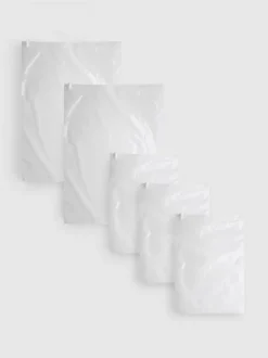 Kompressionsbeutel zum Packen und Zusammenrollen, 5er-Pack