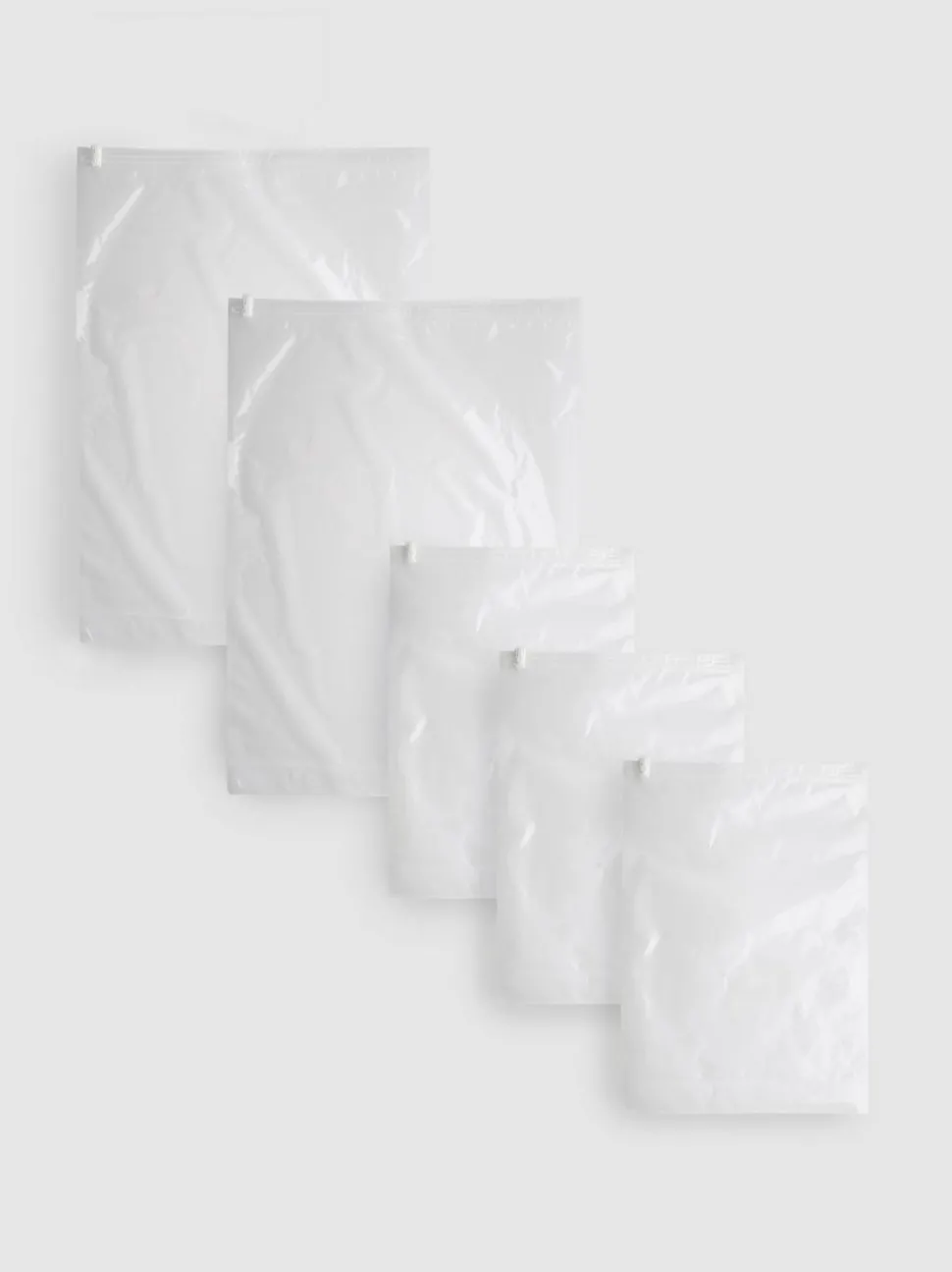 Kompressionsbeutel zum Packen und Zusammenrollen, 5er-Pack