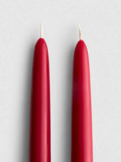 Konische Dinnerkerzen, 2er-Pack