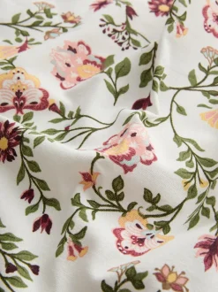 Kopfkissenbezüge mit Blumenmuster, 2er-Pack