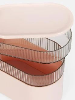 Kosmetik-Organizer mit drehbaren Fächern