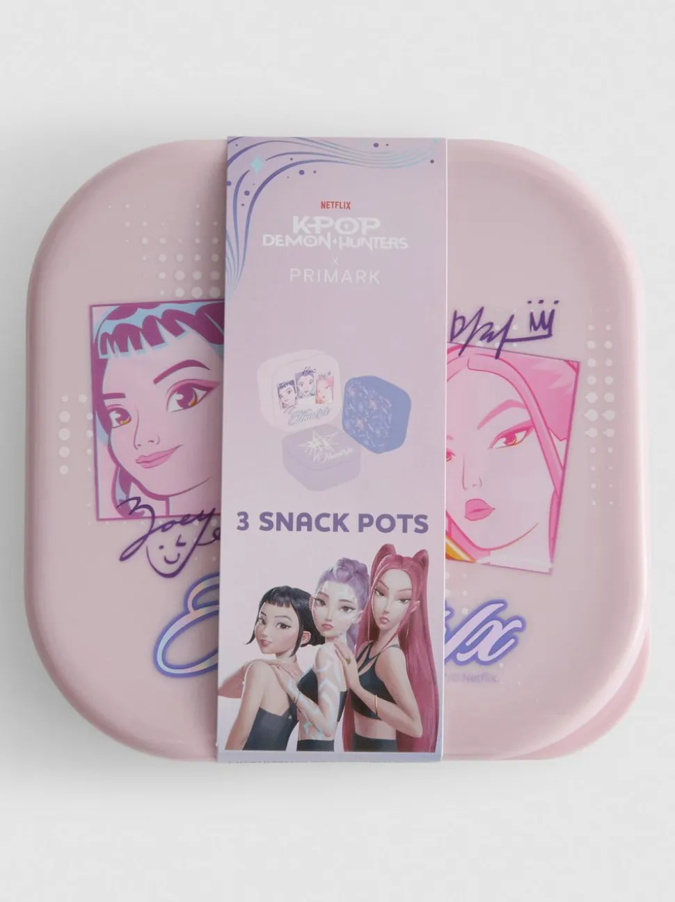 „KPop Demon Hunters“ Snackdosen, 3er-Pack
