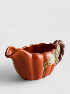 Kürbisförmige Sauciere