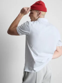 Kurzarm-Poloshirt aus Pikee