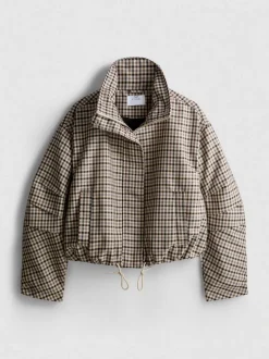 Kurze, karierte „By Coleen“ Funktionsjacke