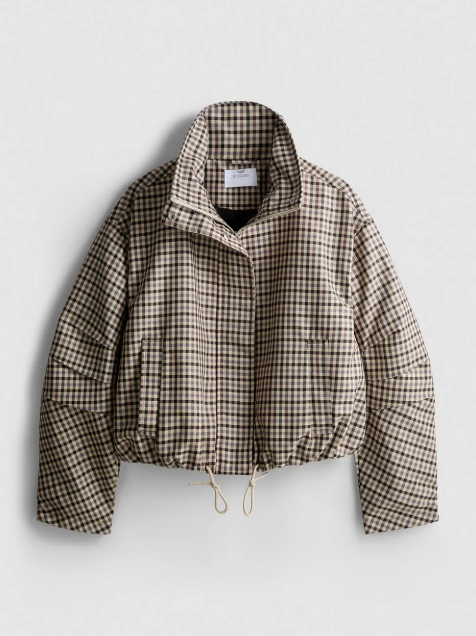 Kurze, karierte „By Coleen“ Funktionsjacke