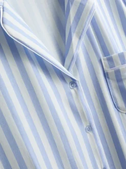 Kurzer Boyfriend-Schlafanzug mit Print