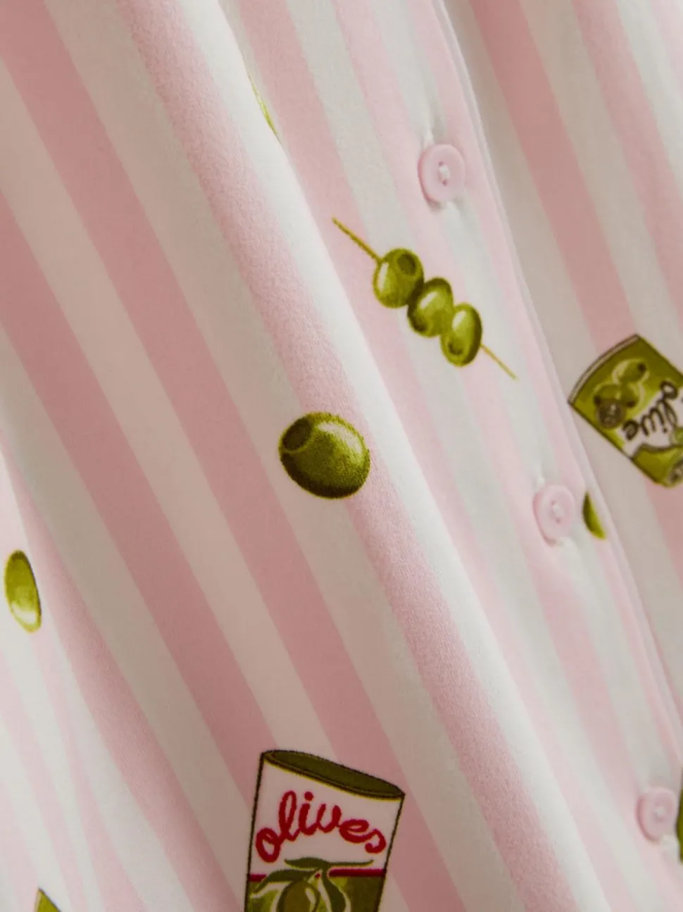 Kurzer Boyfriend-Schlafanzug mit Print