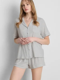 Kurzer Boyfriend-Schlafanzug aus Jersey