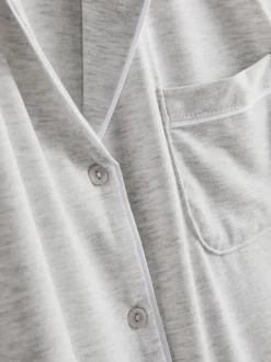 Kurzer Boyfriend-Schlafanzug aus Jersey