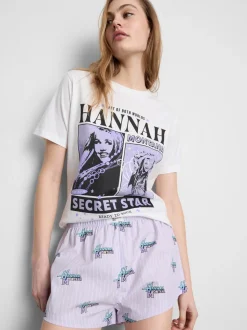 Kurzer „Disney Hannah Montana“ Schlafanzug mit Grafik