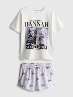 Kurzer „Disney Hannah Montana“ Schlafanzug mit Grafik