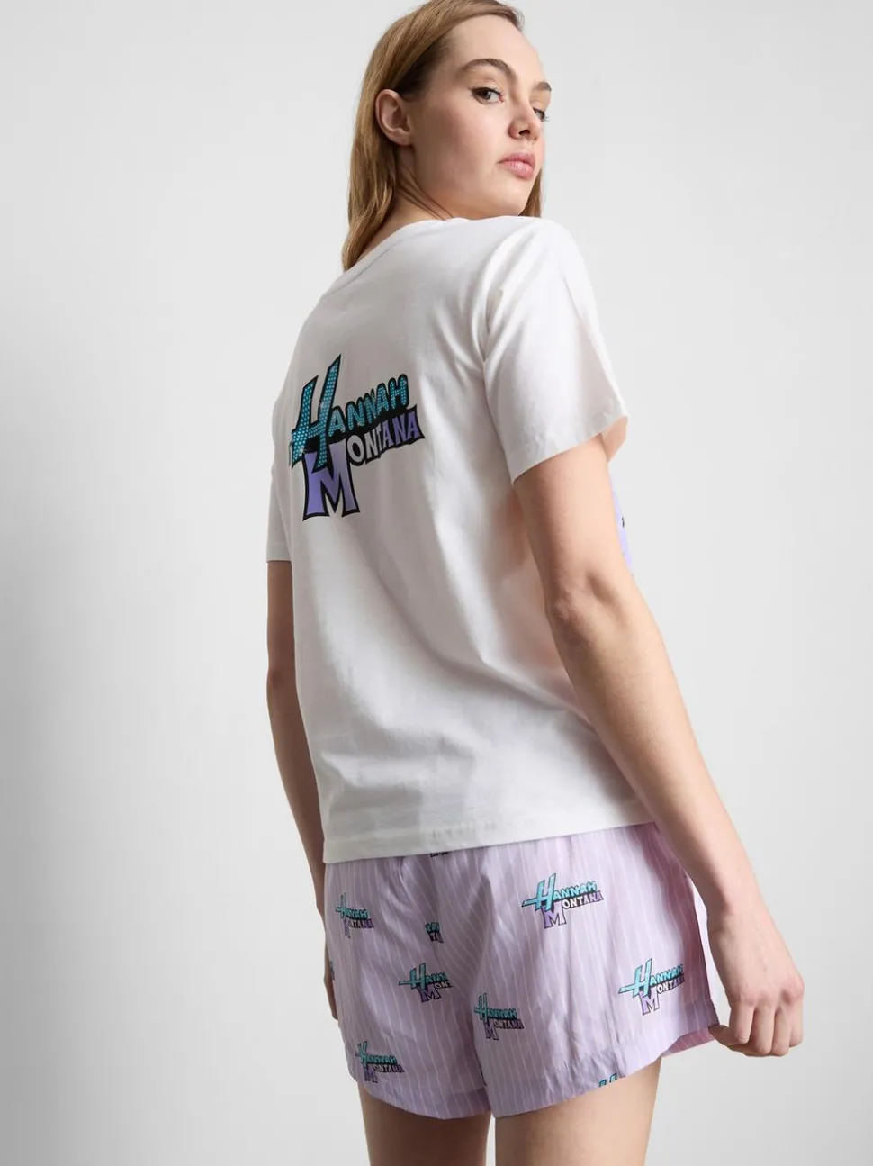 Kurzer „Disney Hannah Montana“ Schlafanzug mit Grafik