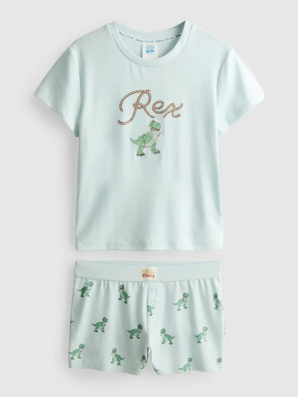 Kurzer „Disney Pixar Toy Story Rex“ Schlafanzug