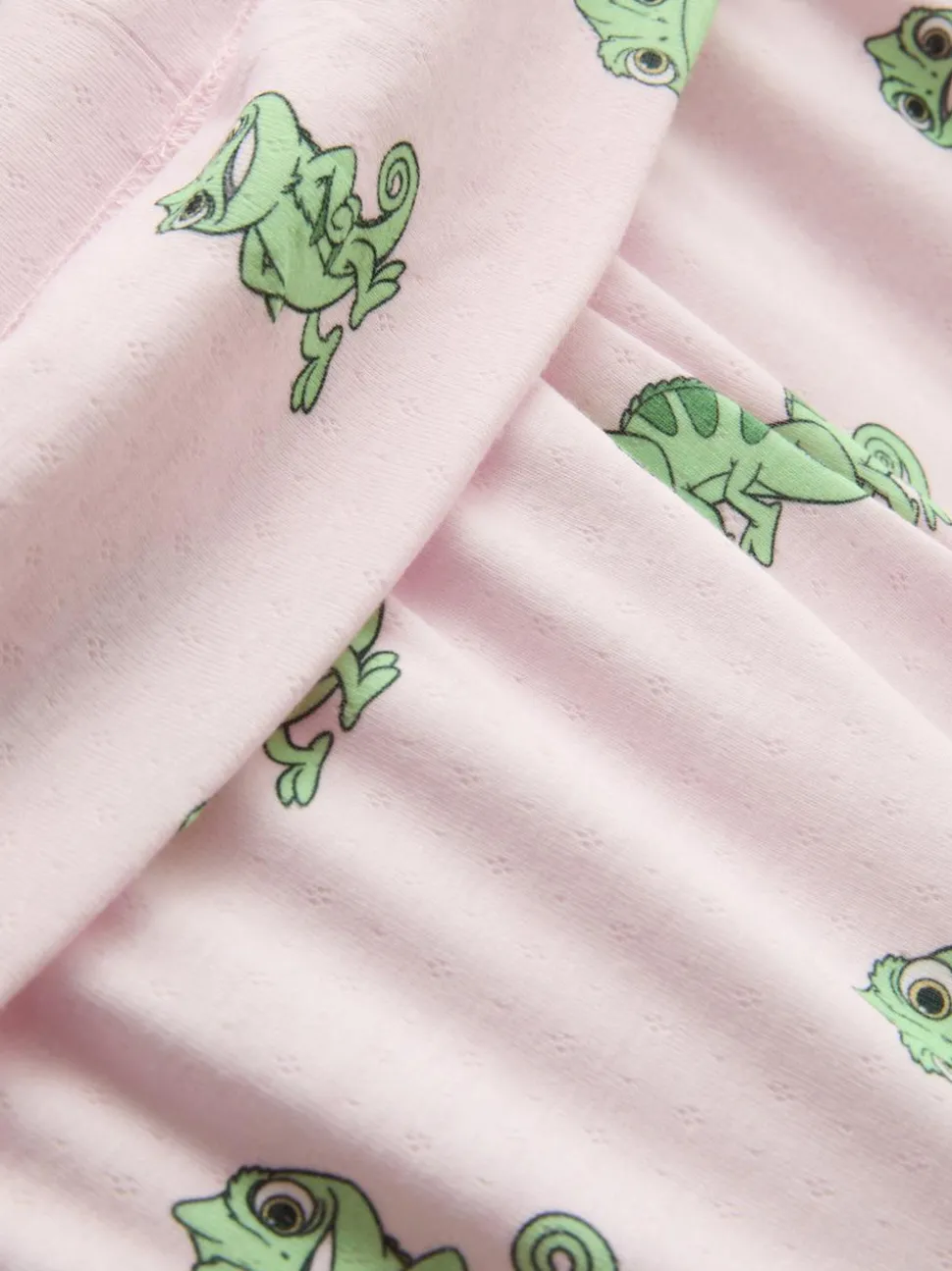 Kurzer „Disney Rapunzel Pascal“ Pointelle-Schlafanzug
