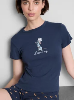 Kurzer „Disney Ratatouille“ Pointelle-Schlafanzug