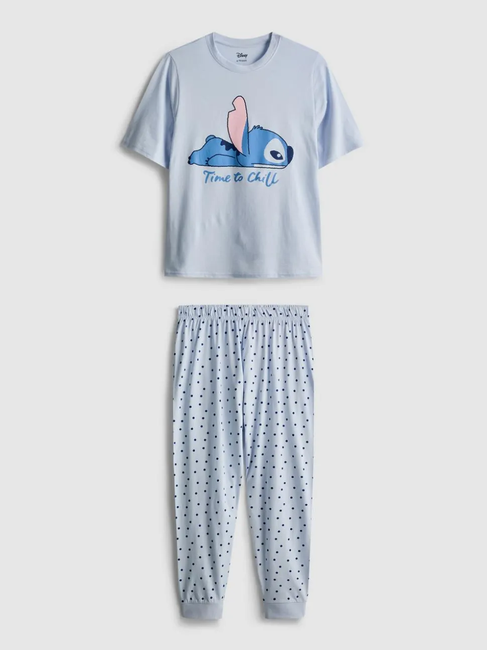 Kurzer „Disney Stitch“ Baumwoll-Schlafanzug mit Grafik