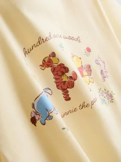 Kurzer „Disney Winnie Puuh“ Baumwoll-Schlafanzug mit Print
