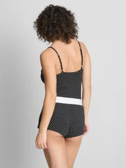 Kurzer „Love To Lounge“ Schlafanzug mit Trägern und hohem Baumwollanteil