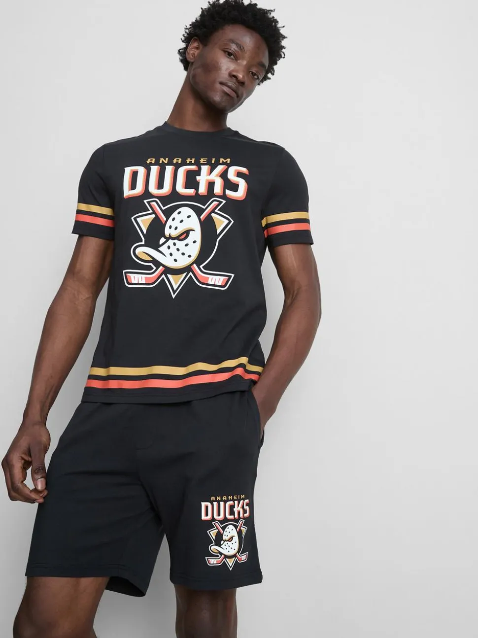 Kurzer „NHL Anaheim Ducks“ Schlafanzug