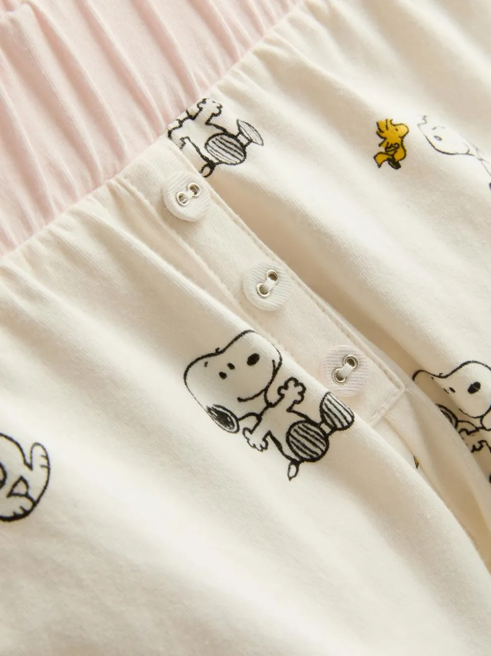 Kurzer „Snoopy“ Schlafanzug mit hohem Baumwollanteil