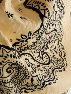Kurzes Bandana-Top mit Paisleymuster