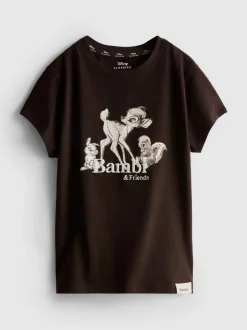 Kurzes „Disney Bambi“ Schlafanzugtop mit Grafik