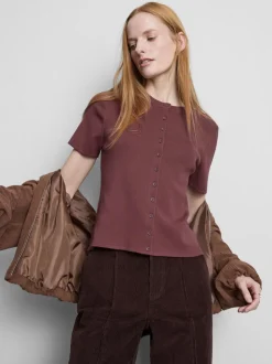 Kurzärmeliger Cardigan