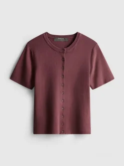 Kurzärmeliger Cardigan