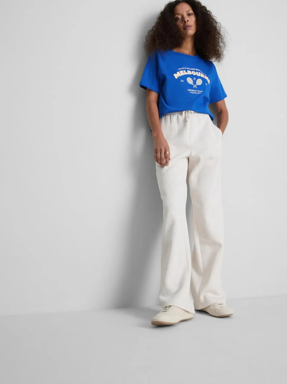 Kurzärmeliges Baumwoll-T-Shirt mit Grafik