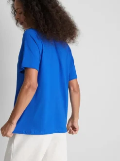 Kurzärmeliges Baumwoll-T-Shirt mit Grafik