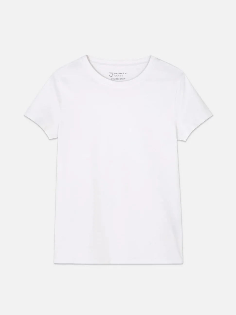 Kurzärmeliges Essential-T-Shirt mit Rundhalsausschnitt