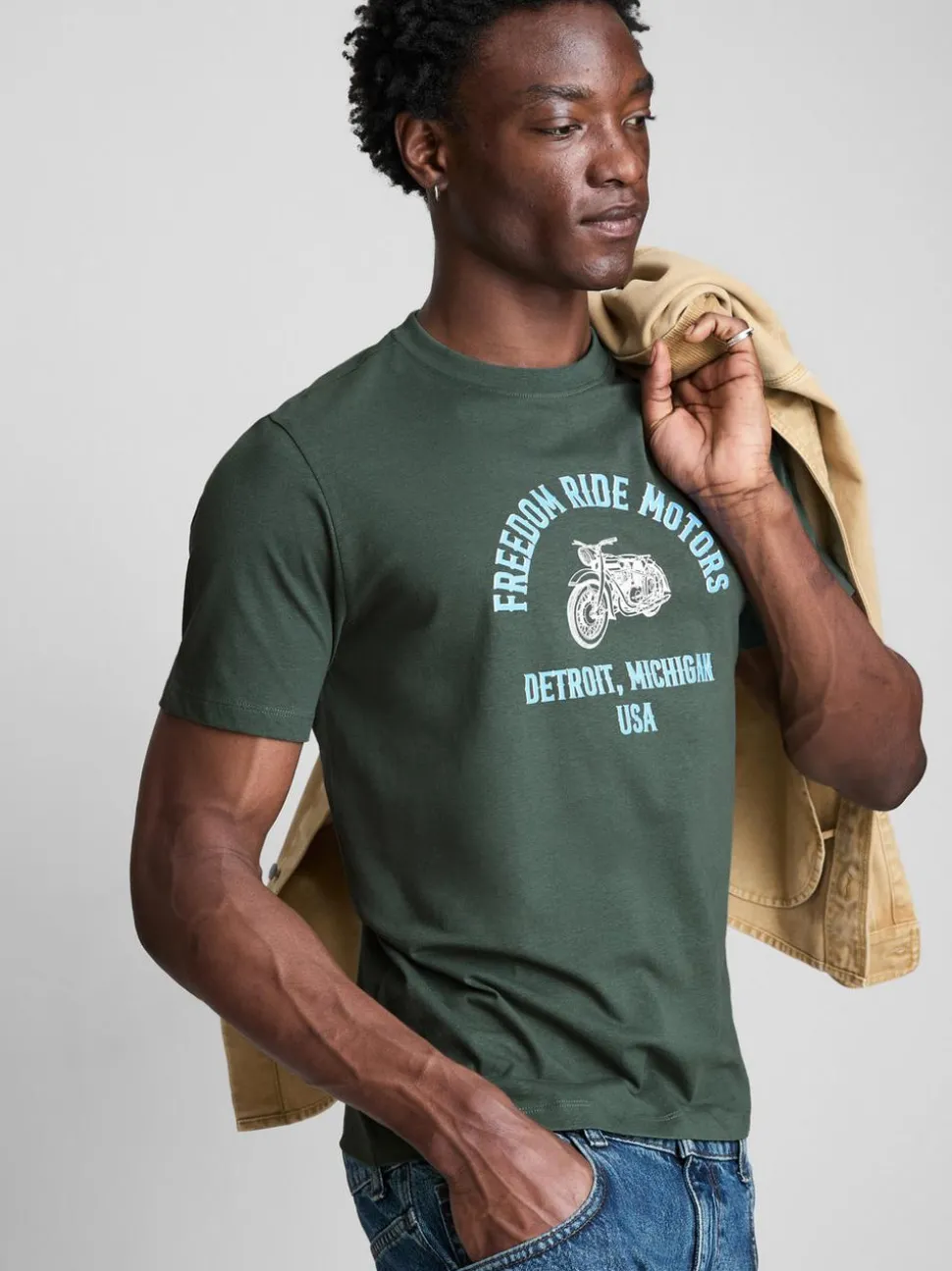 Kurzärmeliges „Freedom Riders“ T-Shirt