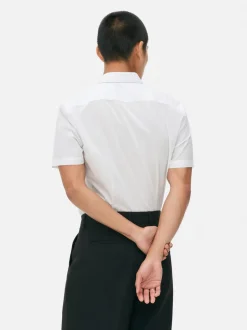 Kurzärmeliges Slim-Fit-Hemd