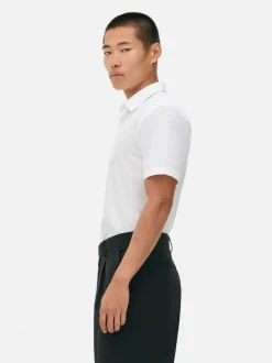 Kurzärmeliges Slim-Fit-Hemd