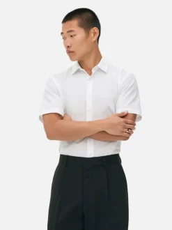 Kurzärmeliges Slim-Fit-Hemd