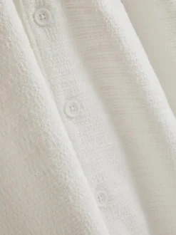 Kurzärmeliges, strukturiertes Shirt