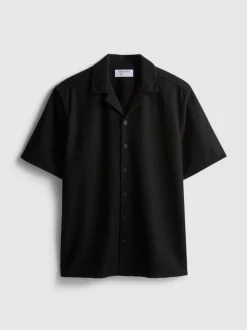 Kurzärmeliges, strukturiertes Shirt