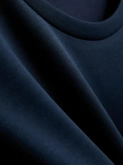 Kurzärmeliges Sweatshirt mit überschnittenen Schultern