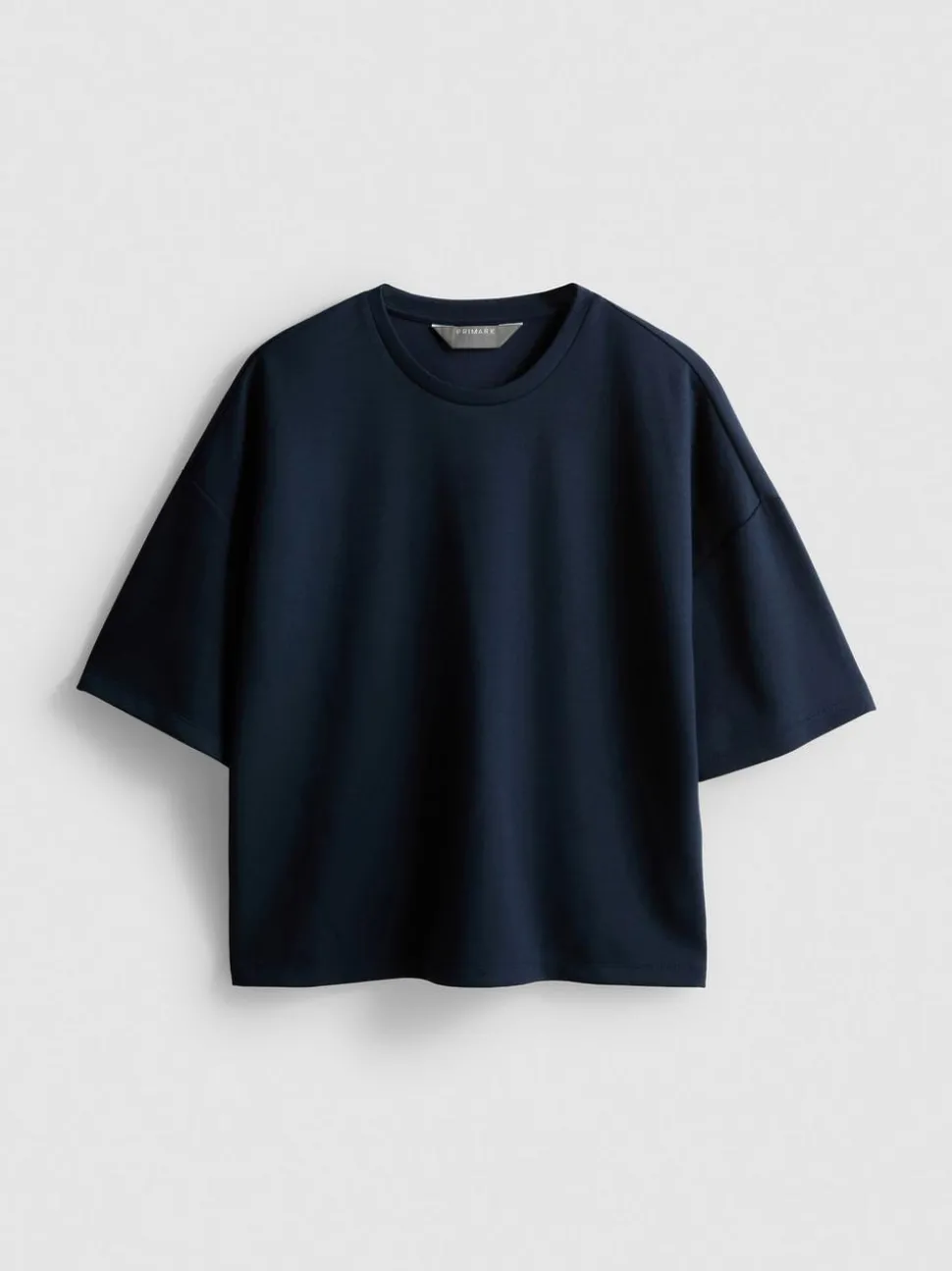 Kurzärmeliges Sweatshirt mit überschnittenen Schultern