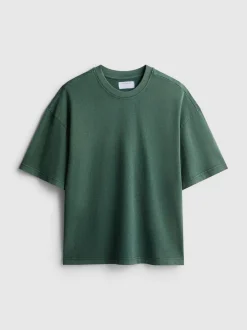 Kurzärmeliges T-Shirt in verwaschener Optik