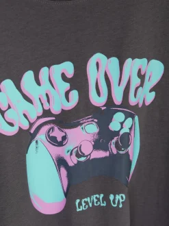 Kurzärmeliges T-Shirt mit Grafik