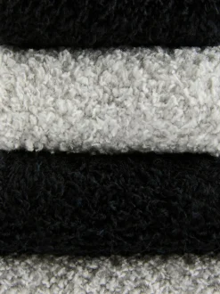 Kuschelige Bouclé-Socken, 2er-Pack