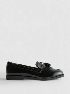 Lackloafer in weiter Passform
