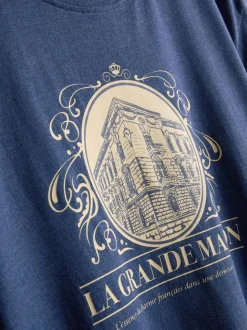 „La Grande Maison“ T-Shirt mit Grafik