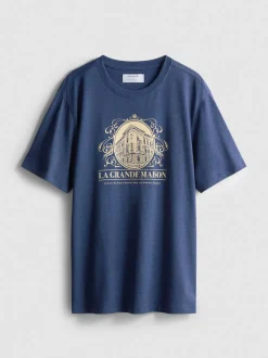„La Grande Maison“ T-Shirt mit Grafik