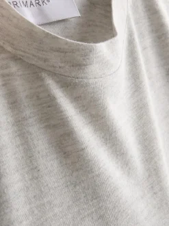 Langes T-Shirt mit aufgesetzter Tasche