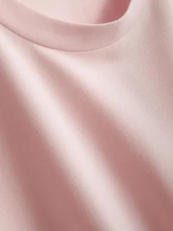 Langes T-Shirt mit Rundhalsausschnitt