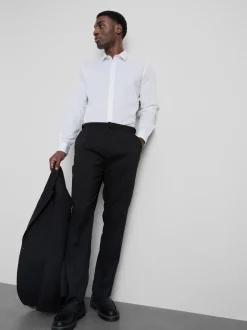 Langärmeliges, elegantes Regular-Fit-Hemd